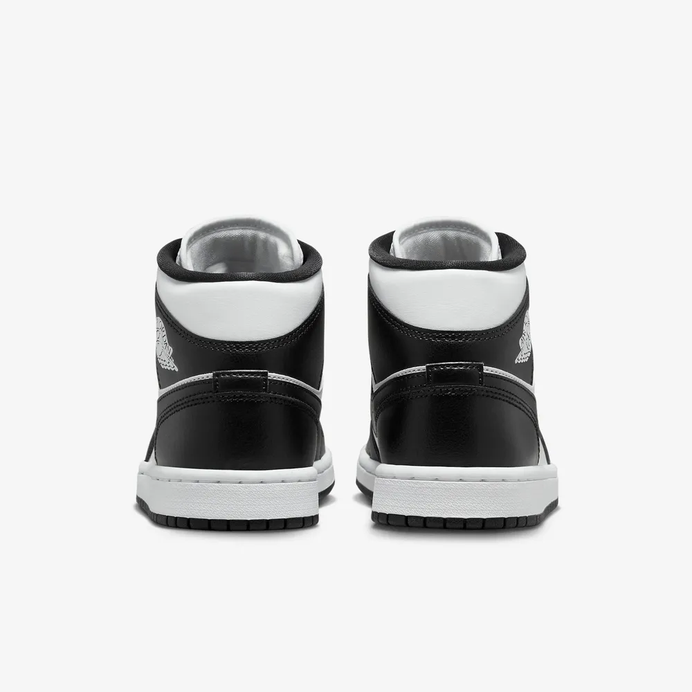 Adidasi Nike Air Jordan 1 Mid Panda Black and White Dama Romania